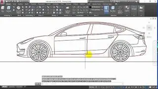 AutoCAD 2D, how to drawing car in auto CAD, Part #1