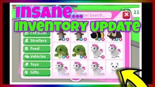 Adopt Me Inventory Update *INSANE* #ROBLOX
