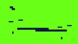 Glitch green screen video