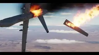 MQ-9 Reaper Shot Down by the United States on Purpose | DCS Reenactment