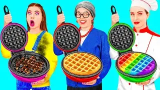 Me vs Grandma Cooking Challenge | Kitchen War by BaRaDa Challenge
