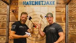 AXE THROWING TO WIN A TRUCK | MTN OPS BATTLE AT HATCHET JAXE AXE THROWING.