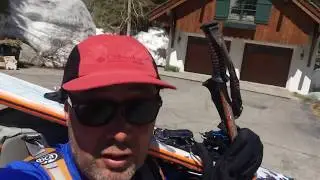 M Chute snow climb and ski - Spring 2019