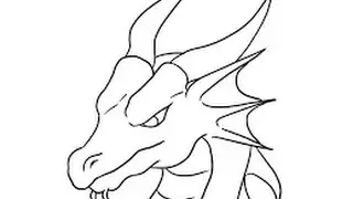 how to draw a dragon step by step easy !!!