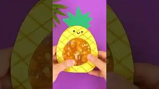DIY Pineapple Squishy with SLIME