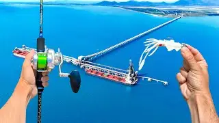 INSANE Jetty Fishing! (Jigging, Topwater & Vibing!)