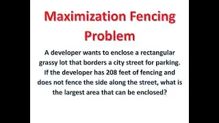 Maximization Fencing Problem