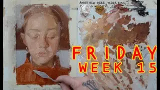 Friday, Week 15: Fer - Four Color Earth Palette, Oil on Linen (24/04/2020)