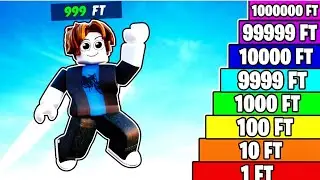 РОБЛОКС НО С КАЖДОЙ СЕКУНДОЙ ПРЫГАЮ ВЫШЕ / ROBLOX BUT +1 JUMP POWER EVERY SECOND