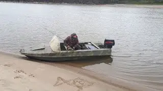 Fishing in Inkino in bad weather. Episode 2