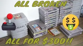 I SPENT $300 on BROKEN N64 & SNES GAMES! - Will I Loose Money?! Or Profit Big On eBay