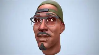 Stylized Head Timelapse