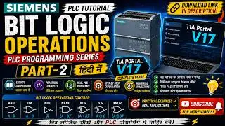 Part 2: Bit Logic Instruction of TIA PORTAL