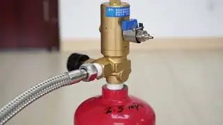 FM200 Tube Type Fire Suppression System Test