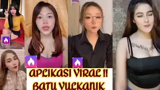 APLIKASI VIRAL !! Para Wanita Cantik Main Batu Vulkanik