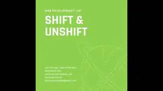 shift and unshift functions | javascript| web development | syntax| 