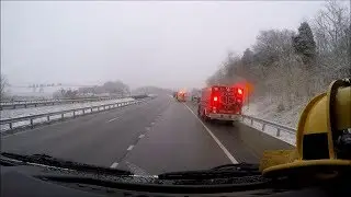BVFD Engine 3 Responding 12/9/17, (Ride Along)