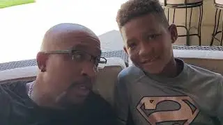 Daddy and Son Workout During Quarantine