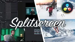 SPLITSCREEN / Bild in Bild | DaVinci Resolve | Minute Monday (Deutsch)
