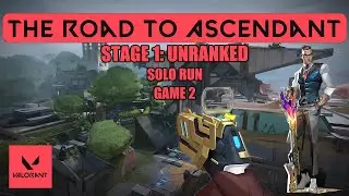 Valorant - The Road to Ascendant -  Game 2 - Chamber - MVP :)