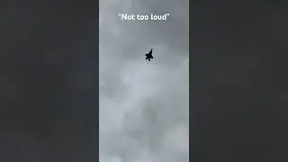 F-35A Lightning II Slow Pass Dover Air Show 2024