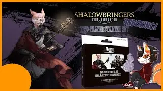 FINAL FANTASY TCG - FFXIV SHADOWBRINGERS TWO PLAYER STARTER SET UNBOXING