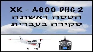 Wltoys F949 Cecna182 - הטסה ראשונה סקירה בעברית Gearbest.com