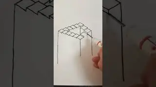 Endless staircase #easydrawing #subscribe #shorts