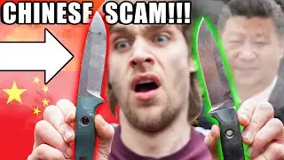 Biggest chinese knife scam ever!! Benchmade Bushcrafter SCAM!!