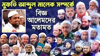মুফতি আব্দুল মালেক সম্পর্কে বিজ্ঞ আলেমদের মতামত | mufti abdul malek, baitul mukarram বায়তুল মোকাররম