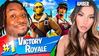 Amber & P2 PLAY FORTNITE FOR First time Of 2024