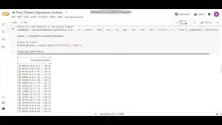Linear Regression with Pyspark