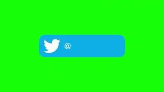Free | Twitter Follow Green Screen