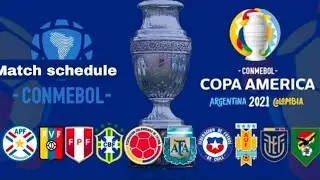 COPA AMERICA MATCH SCHEDULE 2021| Soccer skills 