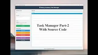JavaFx Task Manager Part-2 With Source Code | Диспетчер задач JavaFX, часть 2: с исходным кодом