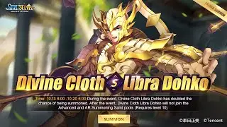 Saint Seiya Awakening News : Le ptit vieux se Venere God Cloth style, Dohko GC en Banniere