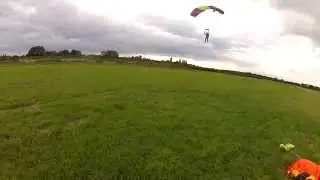 Mon atterrissage débutant Centre Parachutisme Paris Nevers / landing skydive