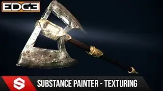 #4 Game Axe Asset Creation Series - Substance Painter Texturing HD