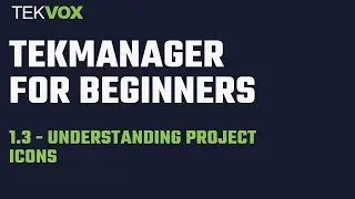 TekManager - Icons
