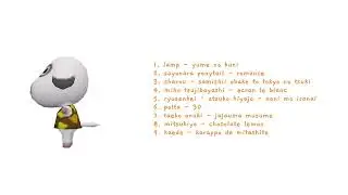 playlist with music to listen to while playing animal crossing