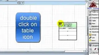 Create table using jdeveloper