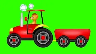 Tractors for children - fairytales for children in English