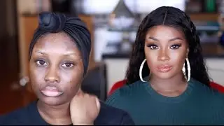 Get Ready with Me | Nude Winter Glam | Makeupd0ll