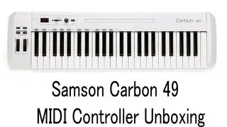 Samson Carbon 49 MIDI Controller Unbox