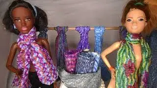 How to make Barbie doll scarf  👍❤️😘