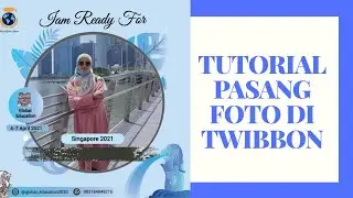 TUTORIAL PASANG FOTO DI TWIBBON PAKAI PICSART || TUTORIAL TWIBBON SEMENIT JADI
