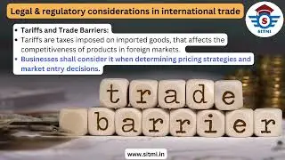 Legal and regulatory considerations in international trade