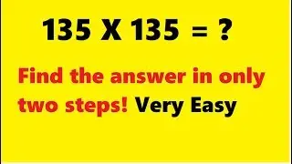 Maths Tricks Easily Solved - Find Square Of Any Number That Ends With 5 - Simple And Easy