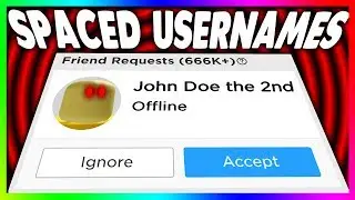 rare roblox usernames 4: SPACED USERNAMES