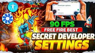 Developer Option Full Setting 90 FPS🔥 Tutorial ✅ l Lag Fix💯 Free Fire max ⚡🔥